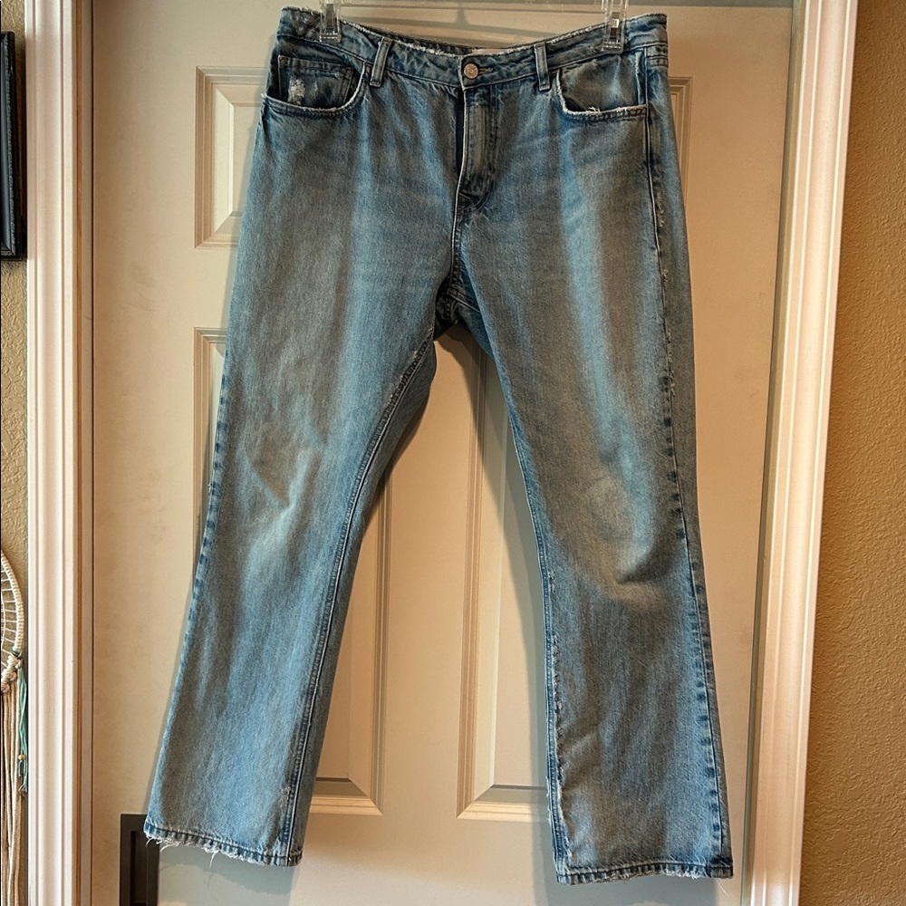 Frame Denim Women's Sky Blue Boot Cut Jeans